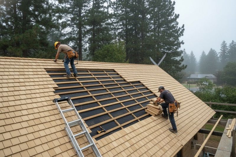 Cedar Shake Roof Repair
