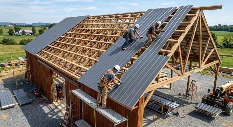 Aluminum Roof Construction in Fredericksburg, VA